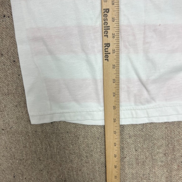 Vintage Wilson High Tide Shirt Mens Large Red 1990s Surfing Striped - Picture 9 of 10